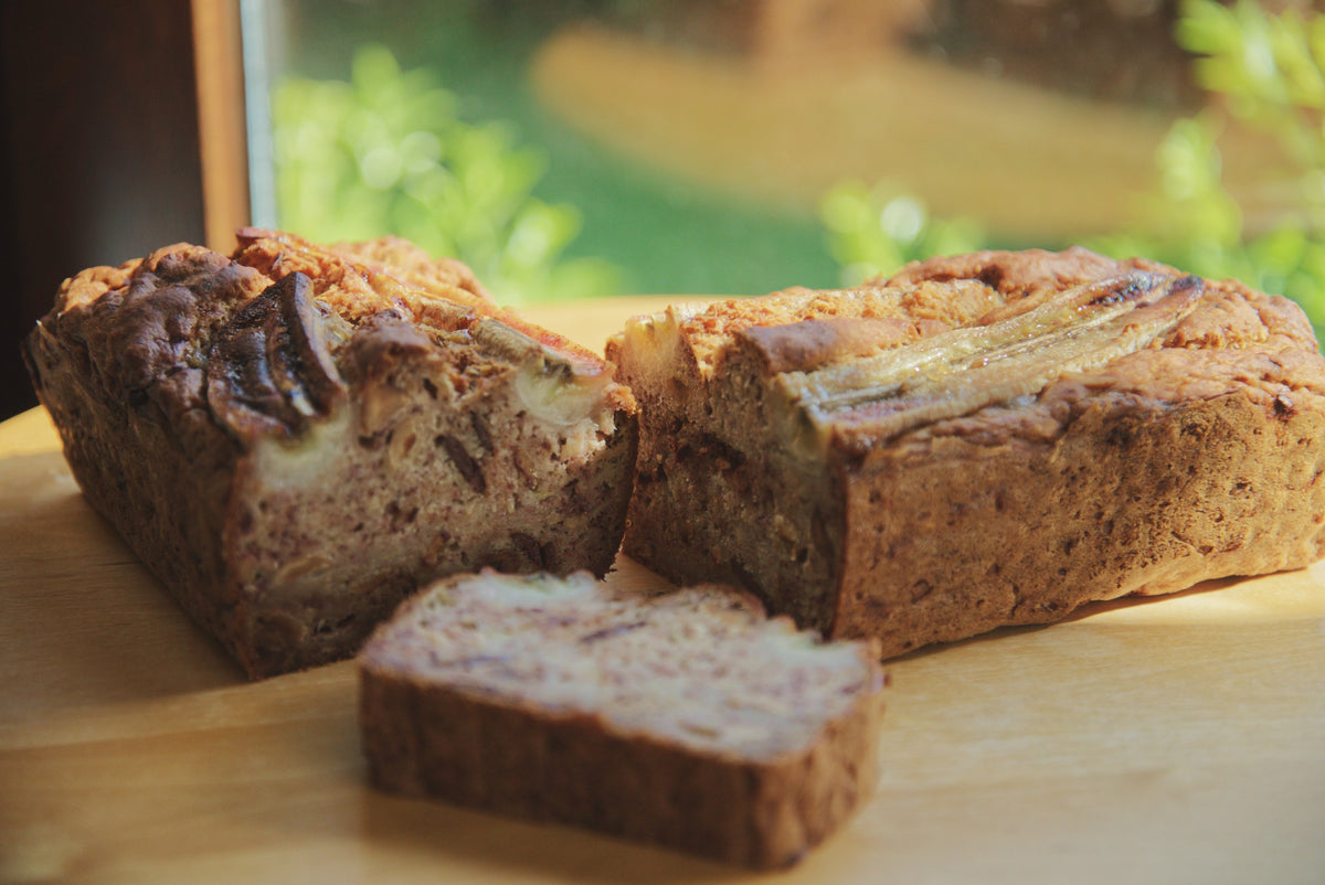Glutenvrij en Vegan Bananenbrood zonder toegevoegde suikers